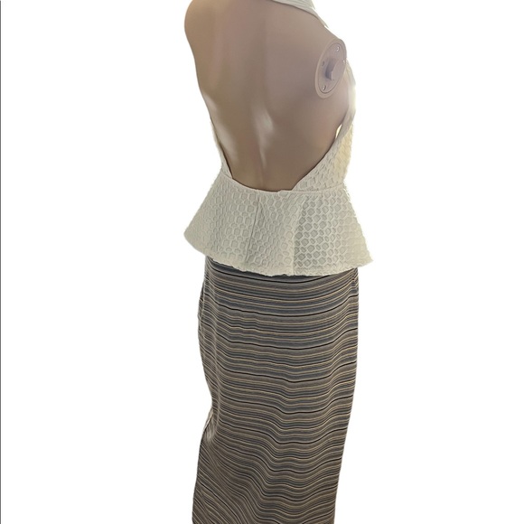 No. Ca Designer Jennifer Croll Original Stretchy Maxi Skirt & Halter Top - Picture 6 of 8